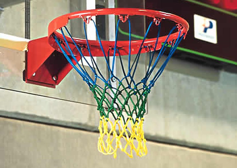 Basketbalová síť PP 4 mm, tříbarevná 227
