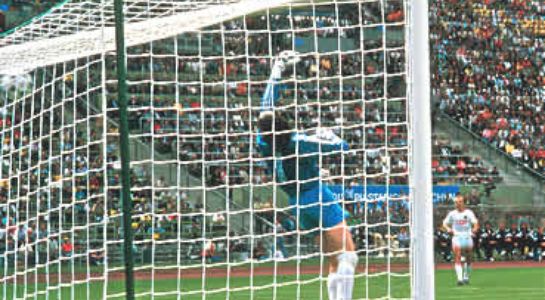 Fotbalová branková síť World Cup 4 mm polyester 1043-02
