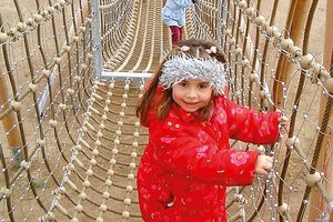 Tunel, pochůzná plocha: 0,90 m, výška: 1,20 m