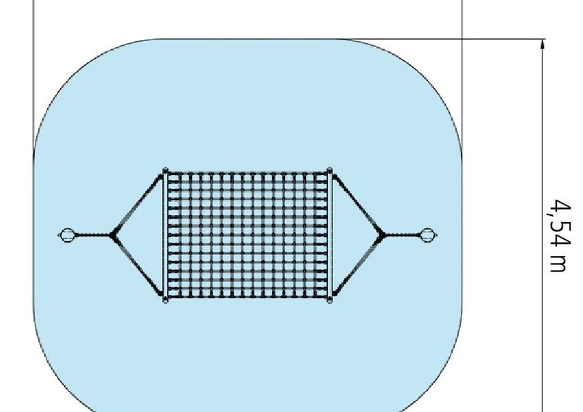 Houpací síť XXL z lana Herkules