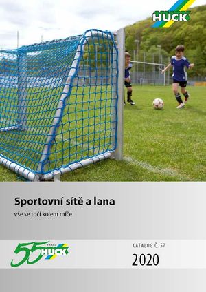 Nový katalog sportovních a ochranných sítí HUCK + aktualizace cen 2020