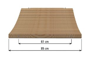 Dřevěná pochůzná lávka, šířka 75 cm