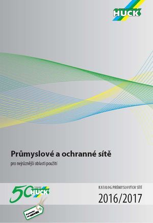 Nový katalog Průmyslové a ochranné sítě 2016-2017