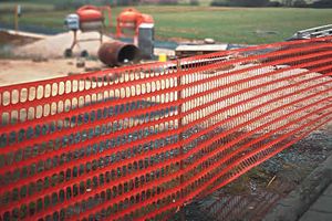 Bezpečnostní stavební plot plastový 7001-03