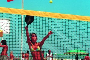 Tréninková síť na beachtenis