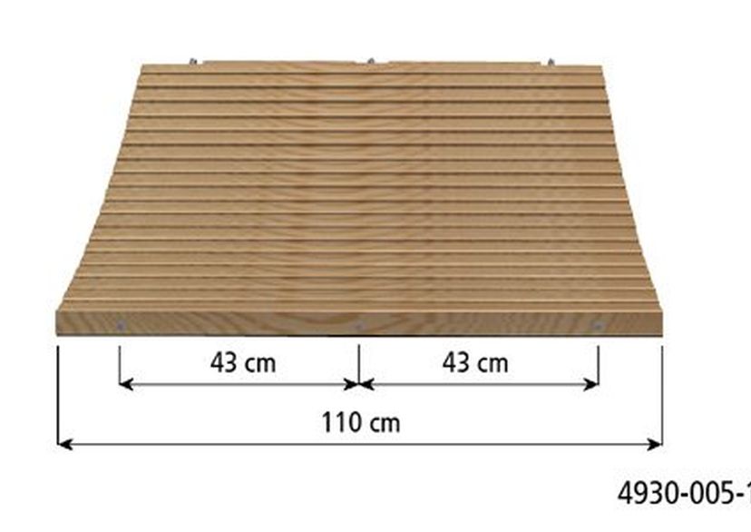 Dřevěná pochůzná lávka, šířka 100 cm