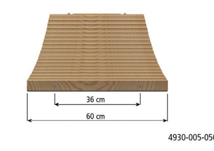 Dřevěná pochůzná lávka, šířka 50 cm