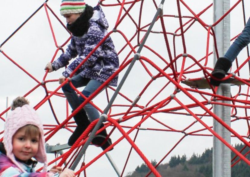 Lanová pyramida PAVOUK 6 se 4 ukotveními
